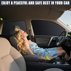 ZATOOTO Car Window Shades for Forester 2019-2024, 4 Pcs Magnetic Car Window Covers - 100% Block Light Privacy Curtains, Side Window Sun Shade for Baby Breastfeeding, Sleeping, Camping