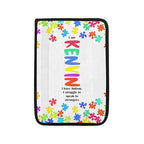Personalized Name Autism Seat Belt Cover Autism Awareness Medical Alert Autism Seatbelt Cover for Kids Non-Verbal Autistic Special Needs Autism Car Accessories AT16