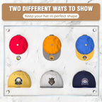 36 Pack Adhesive Hat Hooks for Wall, Super Strong Hat Rack for Baseball Caps, Hat Organizer Display for Home Decor, Hat Hange