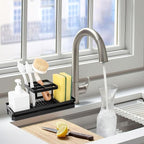 Toothbrush Holders for Bathrooms, Carbon Steel Tooth Brushing Holder Electric Toothbrush and Toothpaste Organizer Bathroom Ac