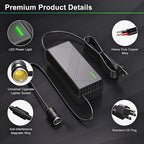 AC to DC Converter 20A/240W/12.36FT/110V-240V to 12V Converter Car Cigarette Lighter Socket AC/DC Power Adapter for Inflator,