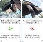 Suitable for PRUVEEO Dash Cam Mount, Aluminum Rearview Mirror Mounting Bracket Kit, Compatible with PRUVEEO D30 Dash Cam D30