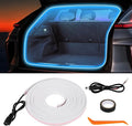 HOLDCY Car LED Strip Lights - Trunk Cargo Ambient Lighting, Ice Blue 7000K, 177.16 inches Flexible Cuttable LED Light Strip, Easy Install, Waterproof, Universal Fit for Car Trunks, SUVs, and Vans