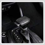 Gear Shift Cover,for 2024-2026 Kia K4/Kia Carnival 2025/k5 2025 /Kia Sorento 2024-2026,Car Center Console Gear Shift Knob Cover Trim Cap - Carbon Fiber