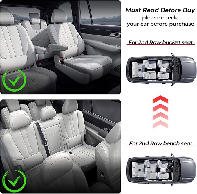 Auxko All Weather Floor Mats Fits for Mazda CX-90(Include PHEV) 2026 2025 2024 6&7 seat 3 Rows TPE Rubber Liners Accessoires for Mazda CX90 All Season Guard Odorless Anti-Slip Mats