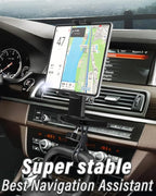 Car CD Tablet Mount Universal Vehicle CD Slot Holder for iPad 4-12.9'' Pro/Air/Mini, iPhone 15/14/ 13/12/ Kindle Fire HD, Galaxy and More 4-12.9'' Tablet Phone
