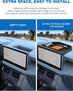 CDEFG for 2026 Ford Maverick Dashboard Storage Tray - Behind Screen Organizer Box 13.2-Inch Screen Dash Tray for 2025 2026 Fo