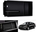 Autorder Center Console Organizer for 2021 2022 2023 2024 2025 2026 Kia K5 GT Line Accessories Armrest Storage Box Secondary Insert Tray with Black Mat
