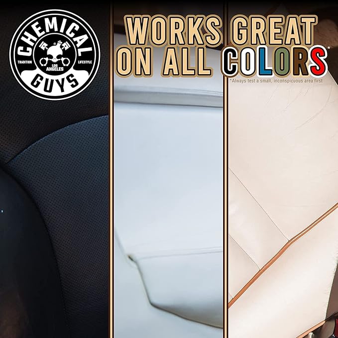 Chemical Guys Leather Cleaner and Conditioner Kit - Car Cleaner and Conditioner, Safely Cleans & Conditions Leather Car Inter
