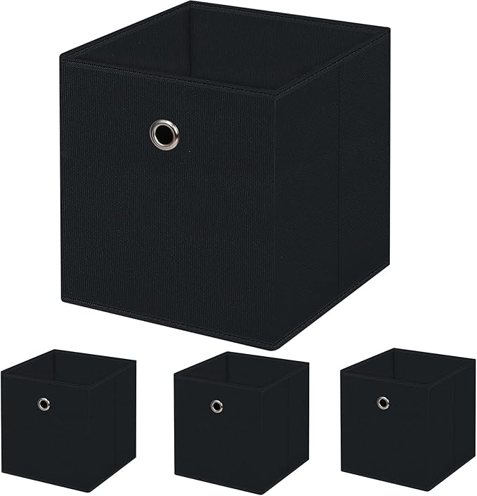 13 inch Record cubes storage bins,collapsible fabric storage cubes Decorative storage basket,apply to clothes organizer box,s