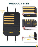 Seat Back Protector | Tactical MOLLE Panel Organizer | Universal Waterproof Back Cover for Compact SUVs/Trucks