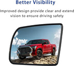 Driver Side Heated Mirror Glass Replacement For 2008-2017 Toyota Sequoia 2007-2020 Toyota Tundra - for Tundra Sequoia Side Mirror With Rear Holder and Turn Signal