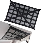 Car Roof Storage Net, Double Layer Mesh Polyester Auto Ceiling Cargo Net, 31.5" x 21.6" Camping Overhead Storage Organizer, Universal for Sedans Jeeps SUVs (Black)