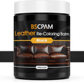 Black Leather Recoloring Balm, 12oz Leather Color Restorer for Couches, Leather Repair Kit for Furniture, Leather Dye for Lea