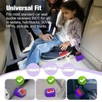Morlike Silicone Belt Buckle Seatbelt Holder (Purple)