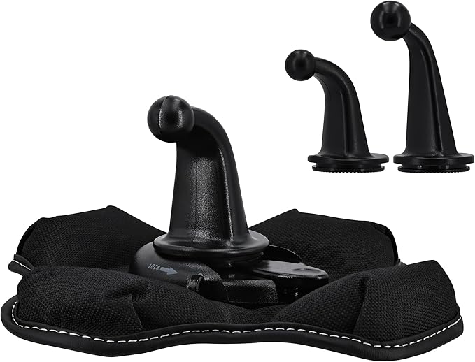 Friction Mount for Garmin GPS Vehicle Truck RV Navigator Portable NonSkid Beanbag Dashboard Mount Holder for Garmin Drivesmart Nuvi Drive Dezl Zumo Driveassist DriveLuxe StreetPilot 17mm&22mm
