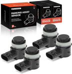 A-Premium 4-PC Front Outer Reverse Backup Parking Assist Sensor Compatible with Mercedes-Benz Models - C300, C350e, C43 AMG, 