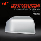 A-Premium Passenger Side Rearview Mirror Cover Cap - Compatible with Ford F-150 F150 2015-2020 & Lincoln Navigator 2016-2017 - Chrome
