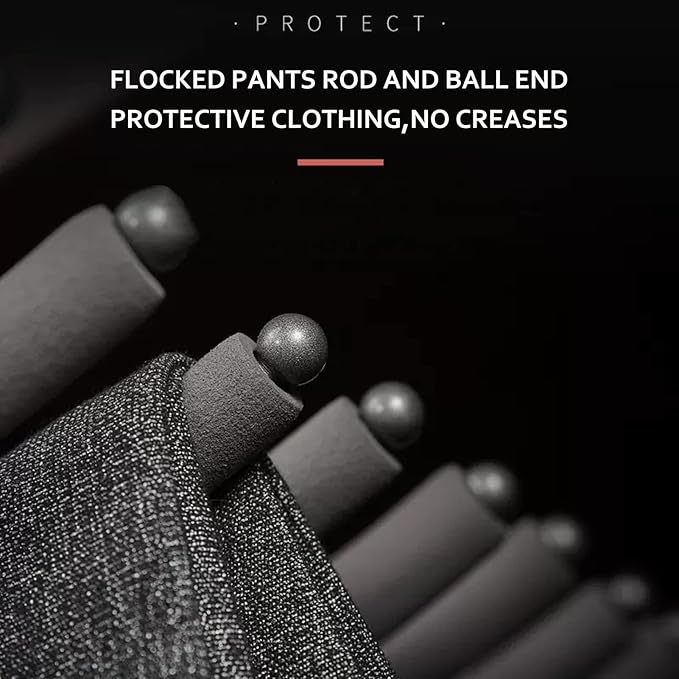Pull Out Clothes Rail Extendable Pull Out Closet Rod - Wardrobe Pull-Out Trousers Rack, Heavy Duty Extendable Pull Out Closet