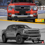 Front License Plate Frame Compatible with Ford Ranger 2024 2025 2026(Exclude Raptor), Bumper License Frame Holder Mounting Br