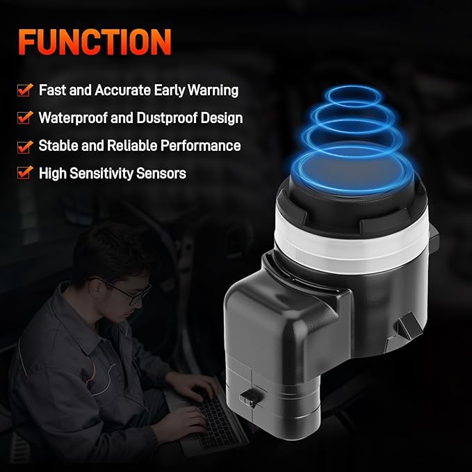 4Pcs Reverse Parking Assist Sensor Compatible with Dodge Durango 23-24 Jeep Gladiator Wrangler 2020-2024 Ram 1500 2500 3500 2