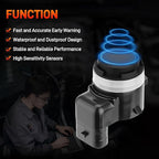 4Pcs Reverse Parking Assist Sensor Compatible with Dodge Durango 23-24 Jeep Gladiator Wrangler 2020-2024 Ram 1500 2500 3500 2