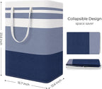 StorageRight Laundry Basket Hamper Large Collapsible Laundry Hamper with Easy Carry Handles，Freestanding Clothes Hampers for 