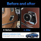 for BMW X5 X6 G05 G06 G60 G45 Tablet Holder Strong Magnetic Attraction/Gravity Clamp ipad Car Holder Back Seat Road Trip Essentials (Strong Magnetic + Wireless Charging)