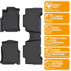 Floor Mats for Toyota 4Runner 2003 2004 2005 2006 2007 2008 2009,4th gen 4runner Floor Mats for 4Runner SR5 TRD Off-Road TRD Pro Limited, TPE Floor Liners Front & Rear Row(FIT for 5&7 Seats)