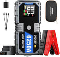 6250A Jump Starter Battery Jump Starter Battery Pack (for All Gas or 9.0+L Diesel), 2 USB Port, 12V Potable Car Jump Start
