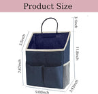 2pcs Wall Hanging Storage Bag,Wall Hanging Organizer Bags with Pockets, Wall Organizer Storage for Dormitory Bathroom Bedroom