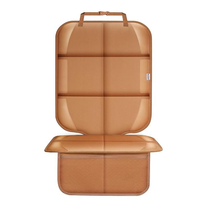 Meolsaek Car Seat Protector for Child Car Seat, Durable 600D Fabric Waterproof Car Seat Cover with Thick Pad Non-Slip Backing