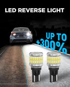 AENVTOL 15 Pieces Interior LED Light Kit + Back Up Bulb Reverse Lights Replacement for Ford Escape 2013-2020 White LED Backup