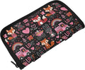 Car Tissue Holder Car Visor Organizer Tissue Box Holder for Car Sun Visor Organizer with Car Vehicle Accessories Essentials Interior for Women Men Valentines Fox Bunny Hearts Black