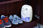 Ivation IVADM10 Powerful Small-Size Thermo-Electric Dehumidifier - for Smaller Room, Cupboard, Basement, Attic, Stored Boat,