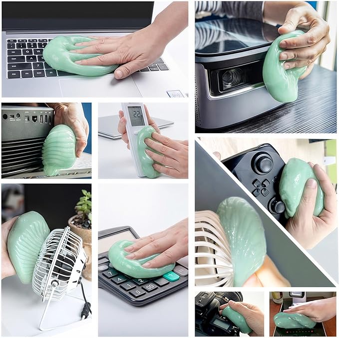 ASFSKY Car Cleaning Gel (5 Pack) Cleaning Putty Universal Dust Cleaning Car Interior Cleaner Keyboard Dust Remover Car Slime 