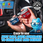Chemical Guys Sticky Icky Car Cleaning Gel, Sweet Strawberry, Interior Car Cleaner, Reusable Automotive Crevice & Interior Du