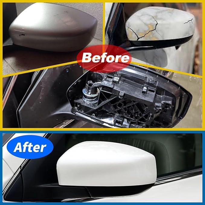Car Door Side Rearview Mirror Cover Compatible With Nissan Sentra 2013 2014 2015 2016 2017 2018 2019 Housing Rearview Mirror Protective Cover Unpainted Left Side