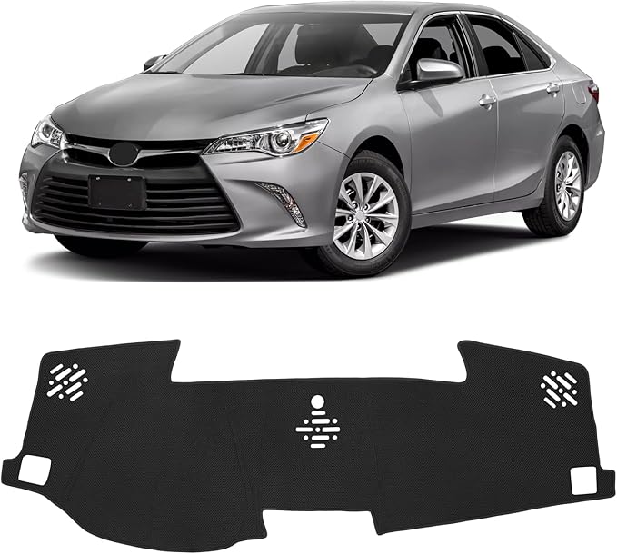 FIILINES Dash Cover for Toyota Camry XV50 2015 2016 2017,Dashboard Mat Accessories Dash Cover Sunshade Nonslip Mesh Protector
