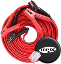 TOPDC Jumper Cables Heavy Duty 0 Gauge 30 Feet 1000Amp Booster Cables for Car Battery, Heavy Duty 2/0 Gauge Cables for Diesel Trucks, with Case, Gloves