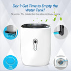 Dehumidifiers for Home 27oz(800ml) Small Auto Shut off Dehumidifiers with Drain Hose,Portable Ultra Quiet Mini Dehumidifier