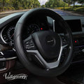 Valleycomfy Microfiber Leather Steering Wheel Cover Large-Size for F150 F250 F350 Ram 4Runner Tacoma Tundra Range Rover Model
