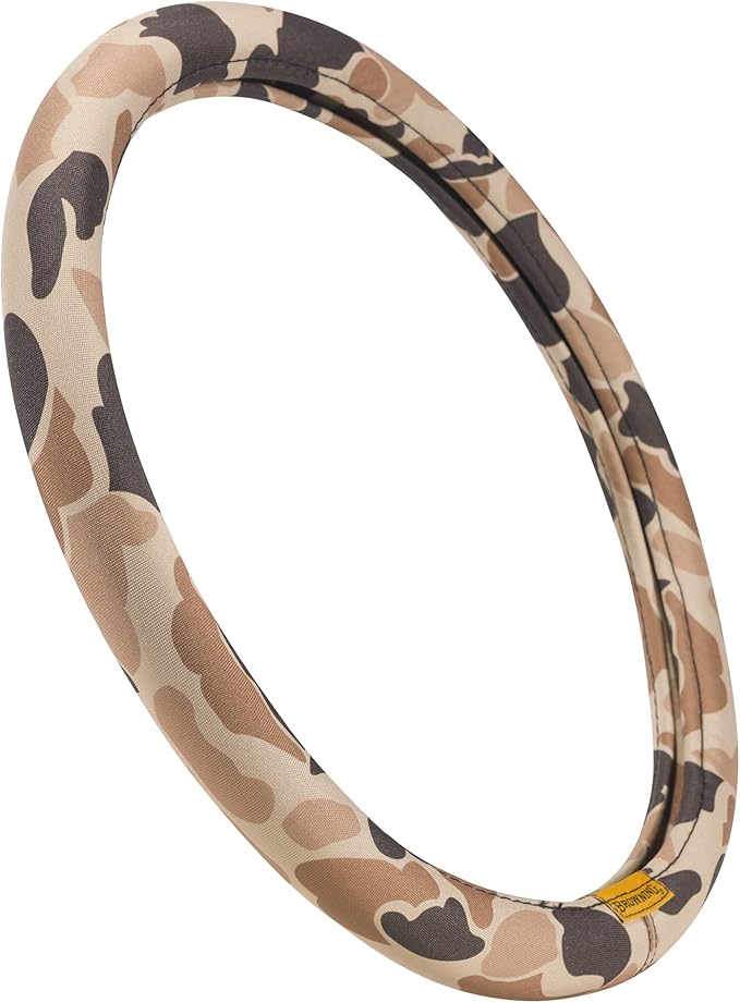 Browning Universal Fit Steering Wheel Cover for Car, Truck, and SUV, Durable Steering Wheel Protection, Arms Co. (Tan Duck Camo)