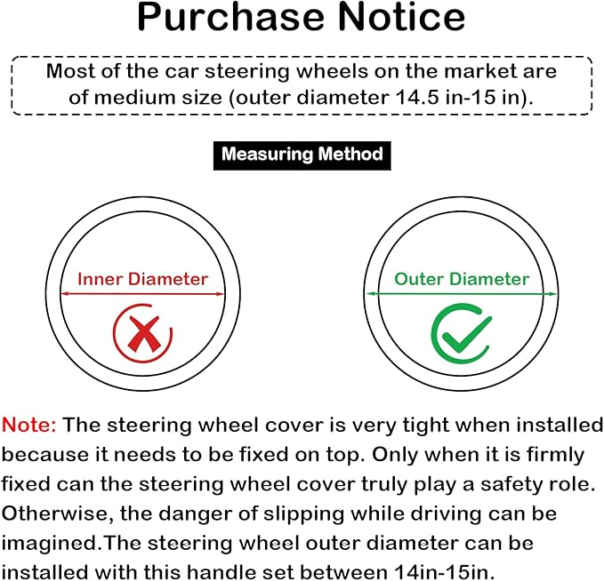 Red Embroidery Butterfly Car Steering Wheel Cover,14.5-15 Inch Universal Leather Covers Breathable Anti-Slip Odorless Steerin