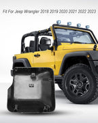 Right Mirror Cover Cap Trim Fit for Jeep Wrangler JL 2018-2023 Replace 68361960AA, Side Door Rearview Mirror Cover
