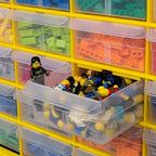 Akro-Mils 24-Drawer Plastic Drawer Storage Cabinet for Garage Organization, Bead Organizer, Building Bricks Storage, Teacher 