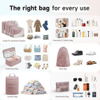11 Set /9 Set Packing Cubes for Travel,Gifts for Women Mom Kids,TSA Approved Bags for Makeup, Cosmetic, Toiletry,Organizers f