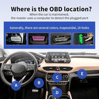 K1 obd2 Scanner,obd2 Scanner Diagnostic Tool,Car Code Reader for Check Engine Light, Real-Live Data, Freeze Frame with Colour