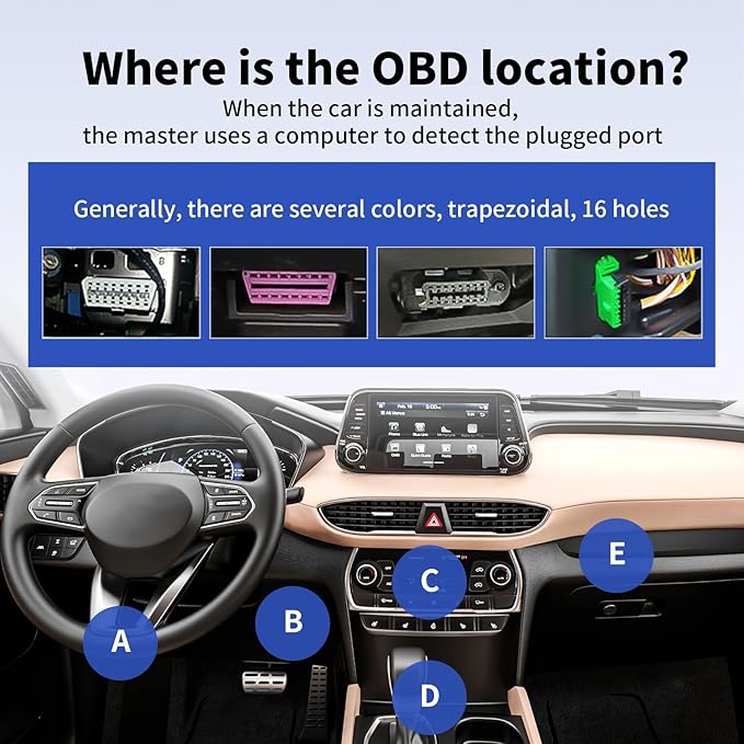 K1 obd2 Scanner,obd2 Scanner Diagnostic Tool,Car Code Reader for Check Engine Light, Real-Live Data, Freeze Frame with Colour
