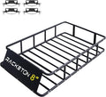 64”x39”x8” Roof Cargo Rack for SUV Car Trucks,Heavy Duty Cargo Basket Anti-Rust Top Luggage Rack